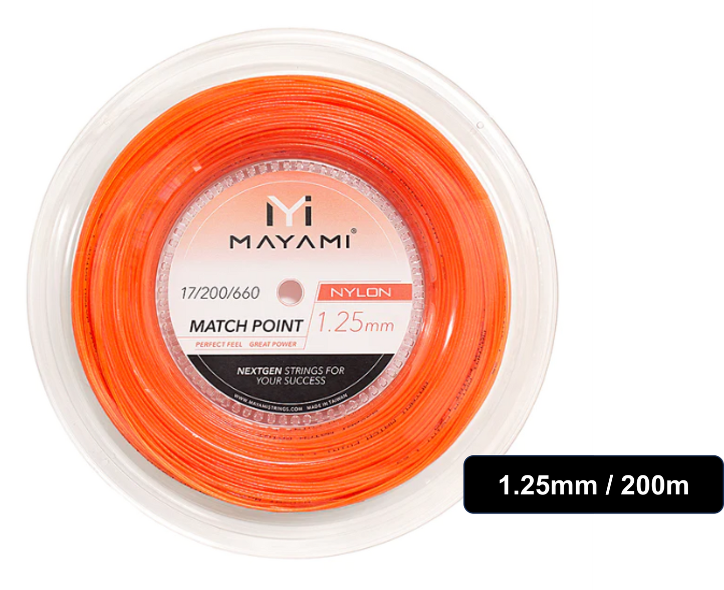 Mayami Match Point Reel 200m 17g/1.25mm Nylon